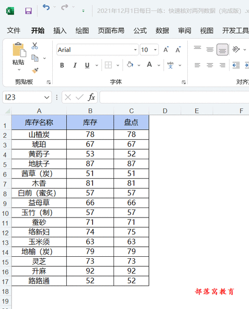excel差异比较_excel比较两列数据差异_xls两列比较差异