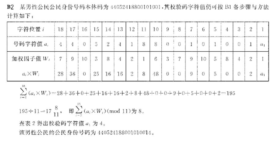 验证码校验中什么意思_校验码是身份证的第几位_身份证上的校验码是干什么的