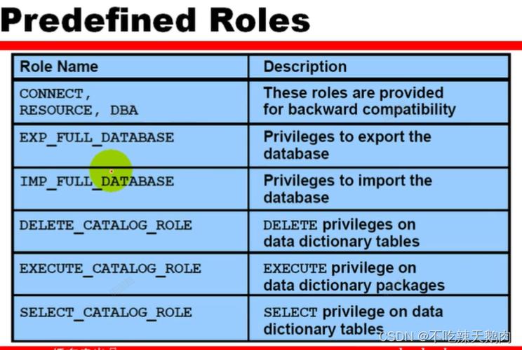 oracle系统用户有哪些_oracle用户权限有哪些_oracle数据库系统用户